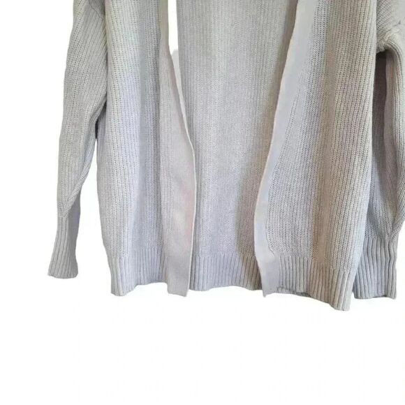 Cotton On Women's White Cotton Knit Open Front Cardigan Sweater - Picture 4 of 10